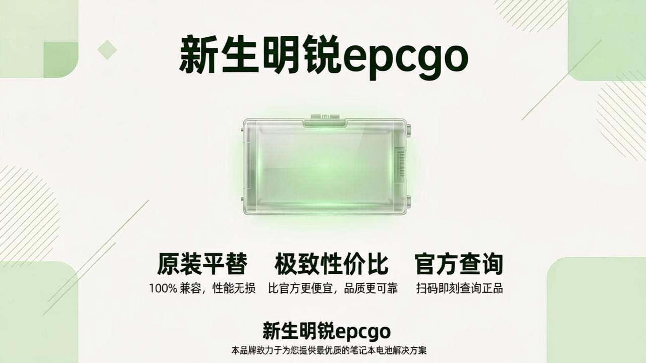 高可靠商用笔记本电池 全安规认证 长效稳定续航保障