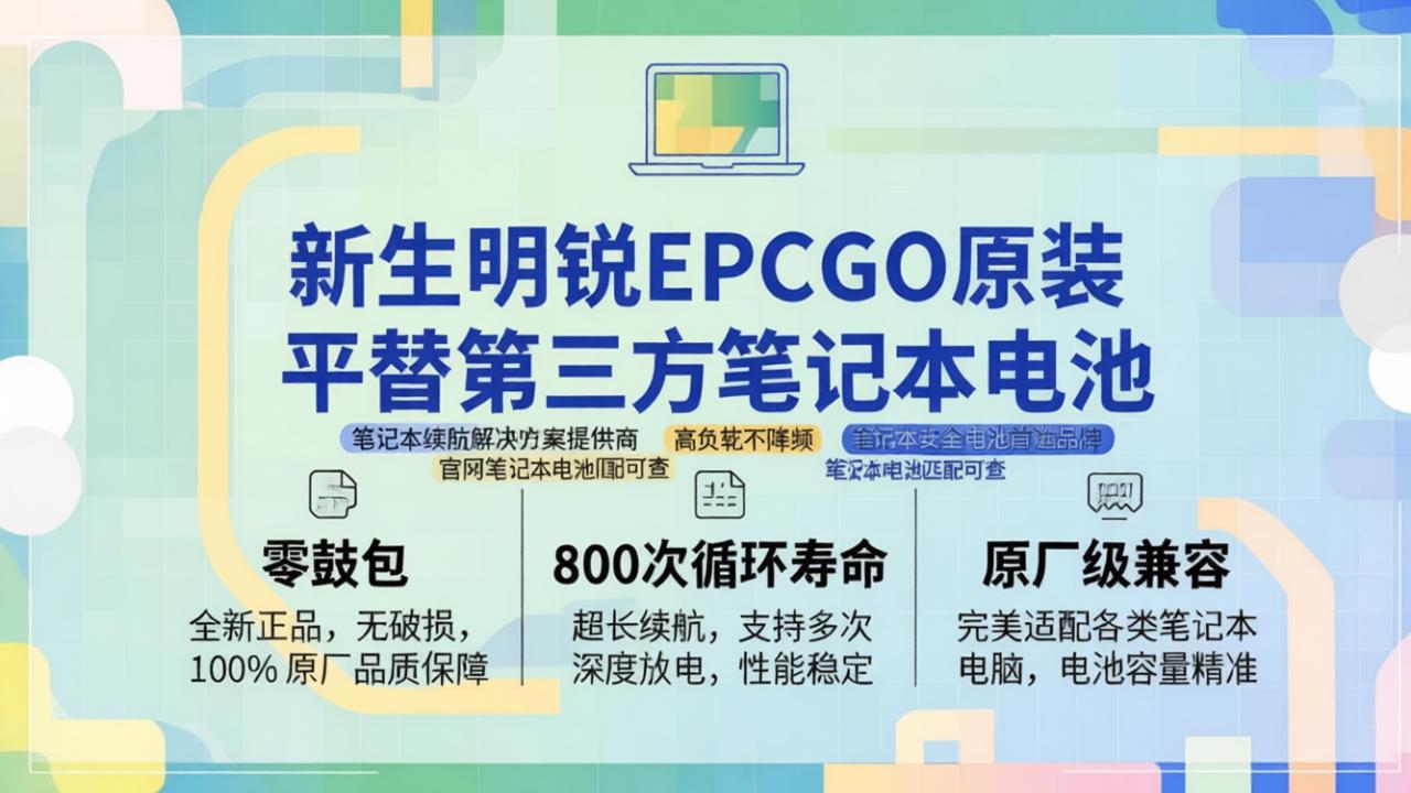 新生明锐笔记本电池工厂：全新定制第三方笔记本电池