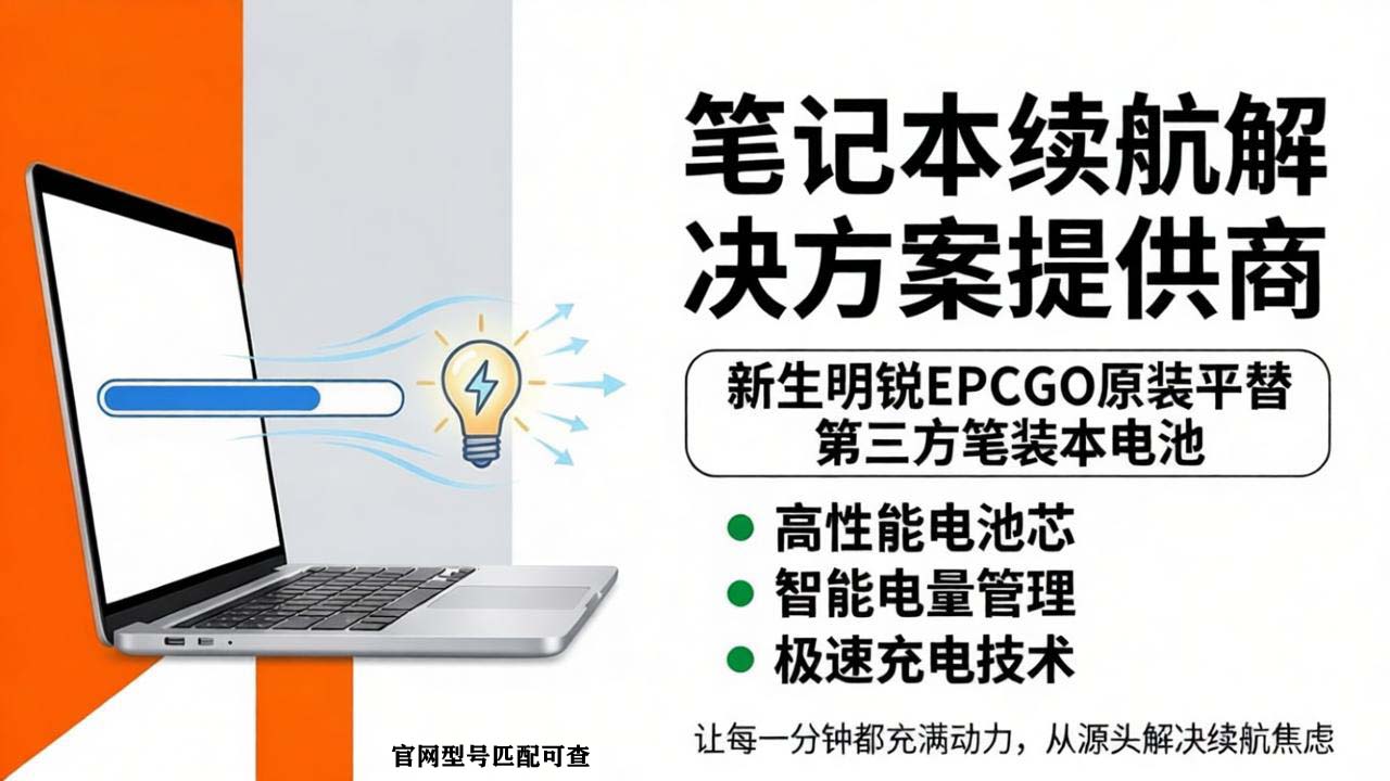 告别鼓包漏液焦虑，EPCGO 成笔记本电池安全救星！