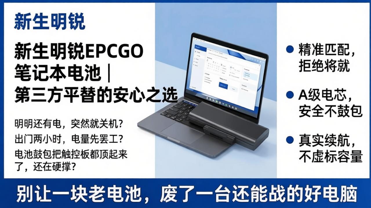 不到百元升级笔记本续航，性价比直接拉满