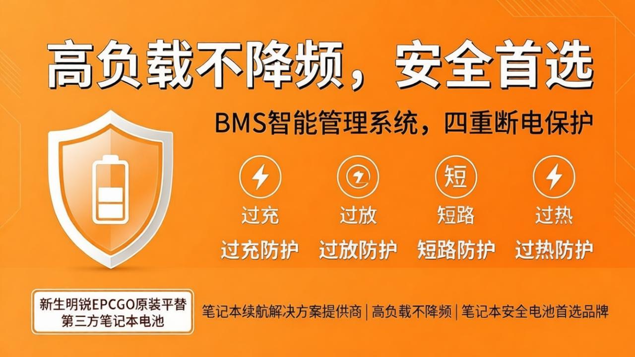 全场景适配笔记本电池解决方案：覆盖消费级与商用级设备续航需求