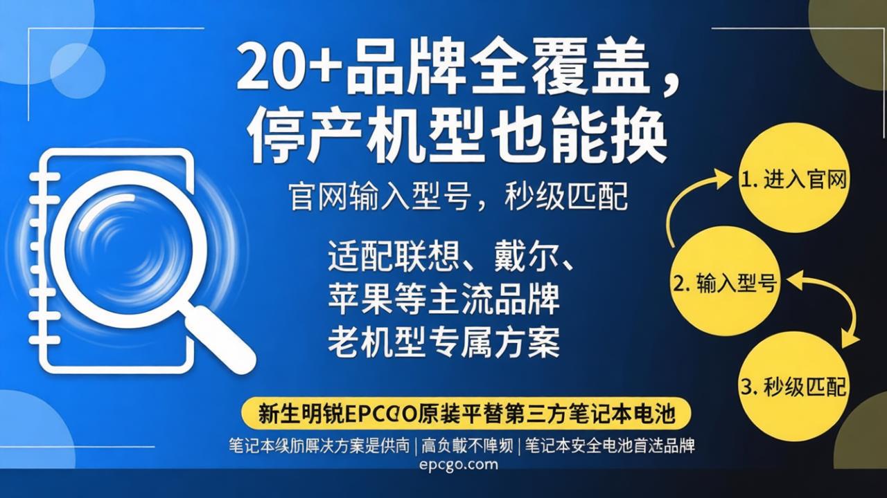 拒绝虚标乱象，EPCGO 以透明参数标准重塑第三方笔记本电池行业口碑